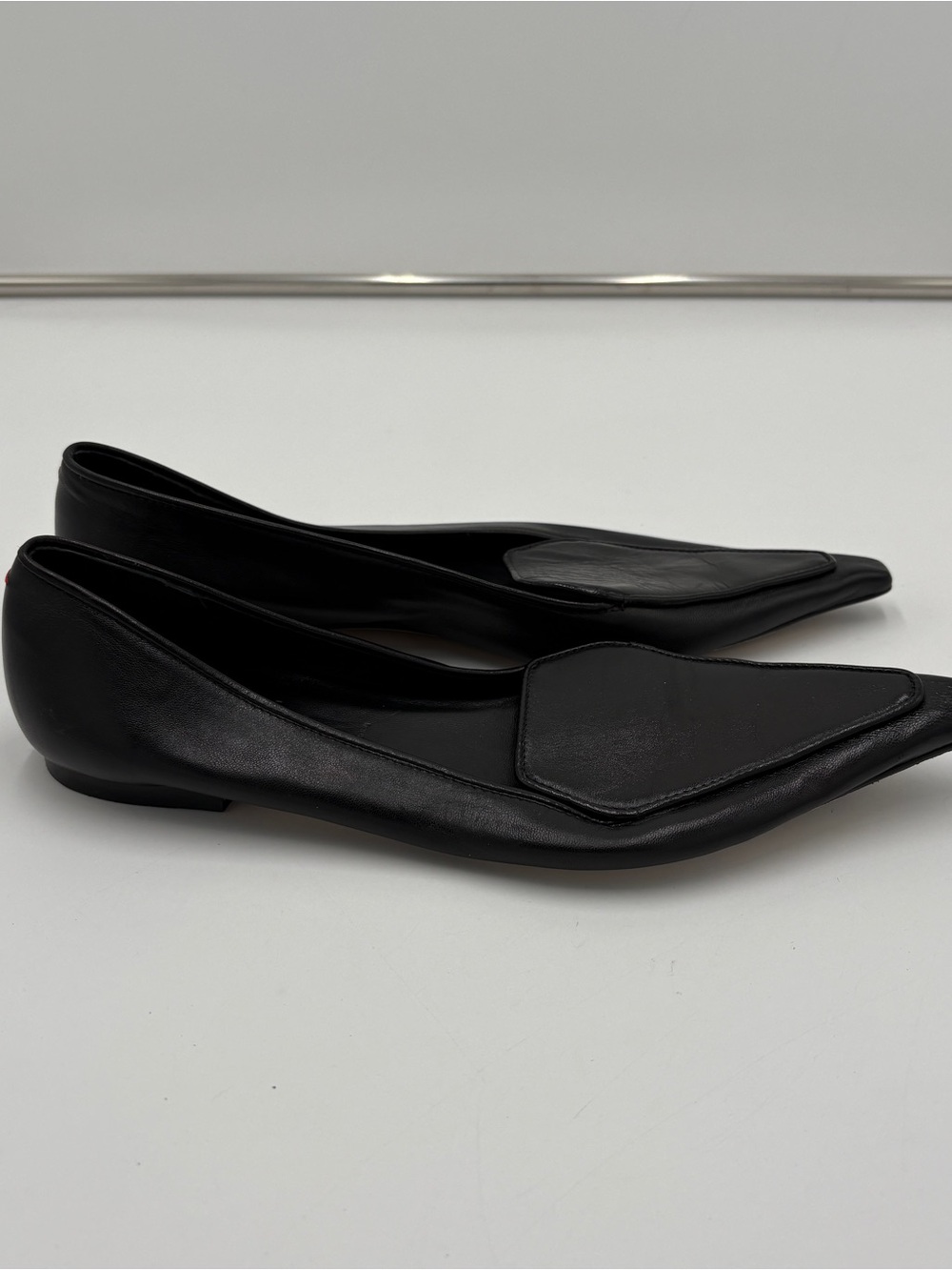 Aeyde Pointed Toe Ballet Flats Loafers Witchy Classic Minimalist Old Money EU 37 - Picture 2 of 7